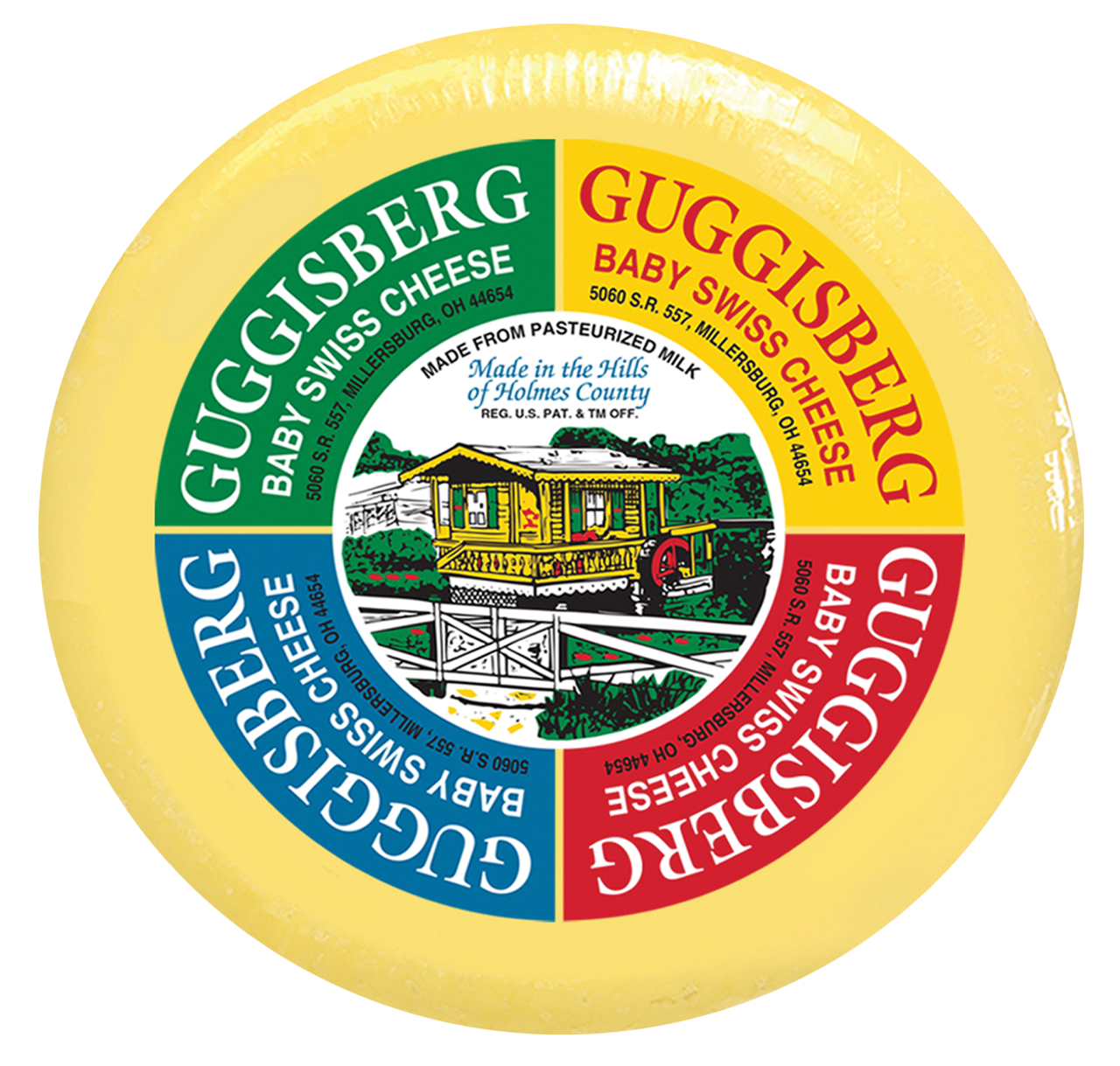4 lb Wheel Original Baby Swiss | Guggisberg Cheese