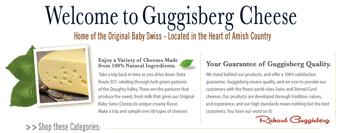 Welcome to Guggisberg Cheese