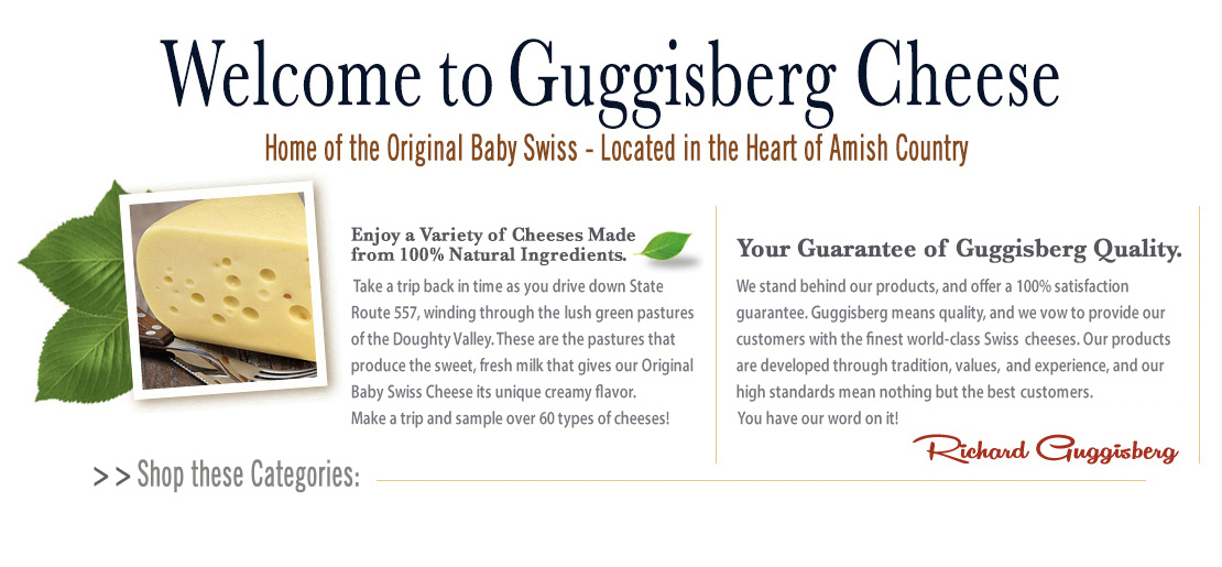 Welcome to Guggisberg Cheese